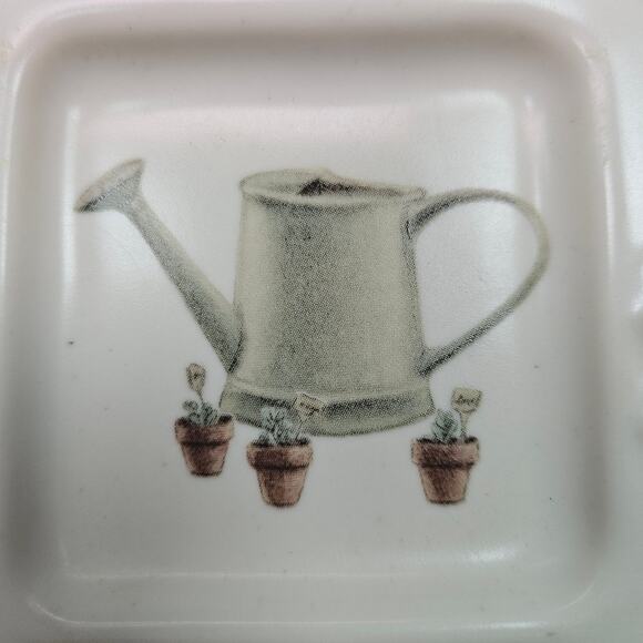 Large Trivet 8" X 8" Portfolio Pfaltzgraff Naturewood Garden Discontinued Design - Picture 4 of 7